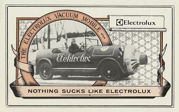 Slogan vintage da Electrolux