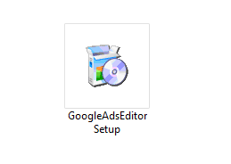 arquivo do programa do Google Ads Editor