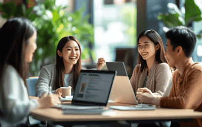 mulheres em reunião de negócio