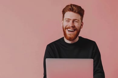 homem de negócios sorrindo