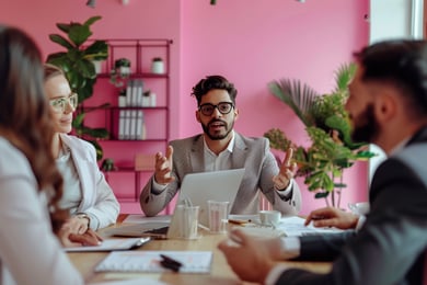 equipe de trabalho em reunião 