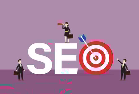pessoas de negócio com seo