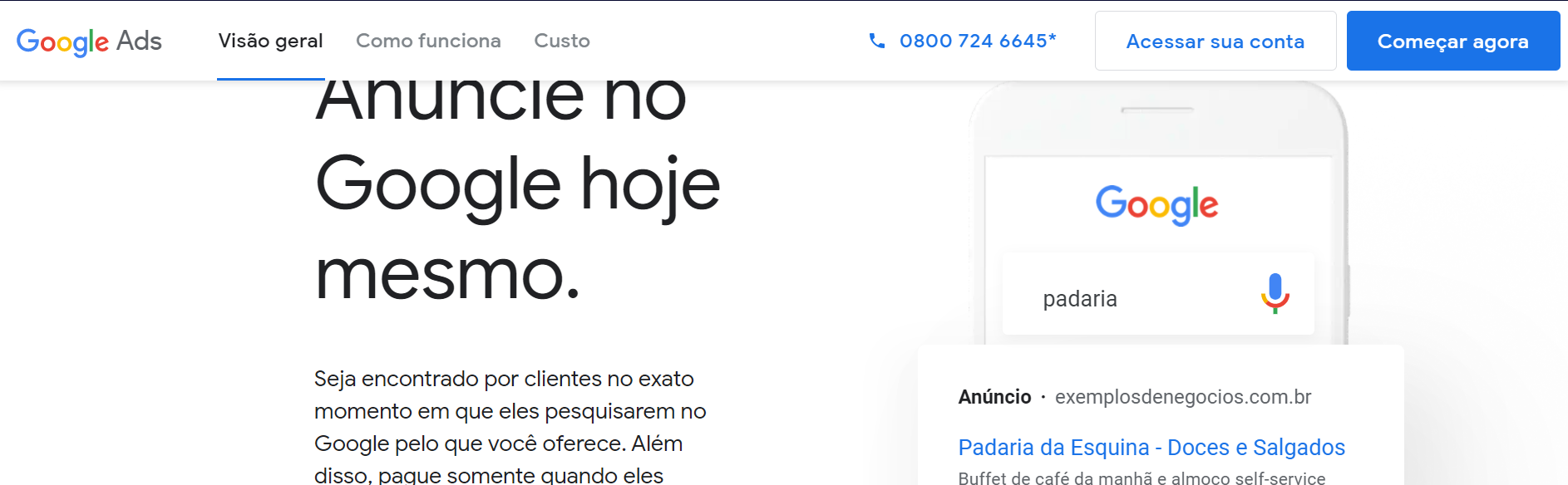 planejador do google ads